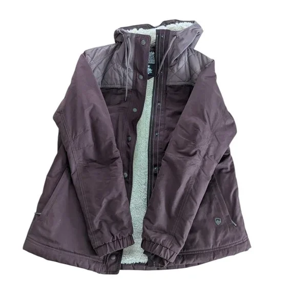 Women's Kuhl Celeste lined hoody jacket, amethyst, size M - Picture 5 of 7